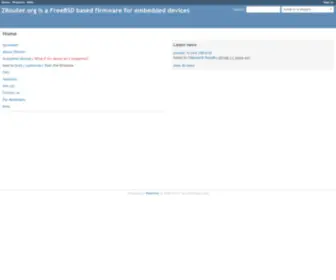 Zrouter.org(Mailing Lists) Screenshot
