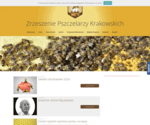 Zrzeszeniepszczelarzykrakowskich.pl(ZPK) Screenshot