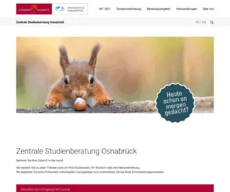 ZSB-OS.de(Zentrale Studienberatung Osnabrück) Screenshot