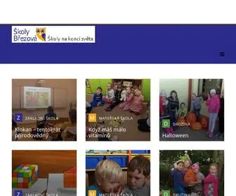 ZSbrezova.eu(Školy Březová) Screenshot