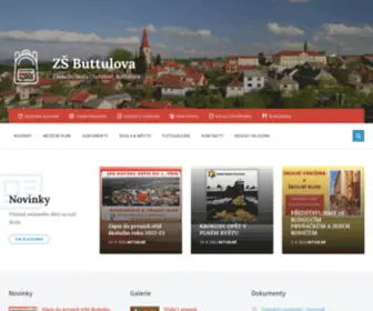 Zsbuttulova.cz(ZŠ Buttulova) Screenshot