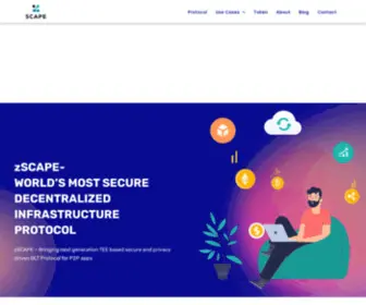 Zscape.io(Security and Privacy enabled P2P DLT Protocol) Screenshot