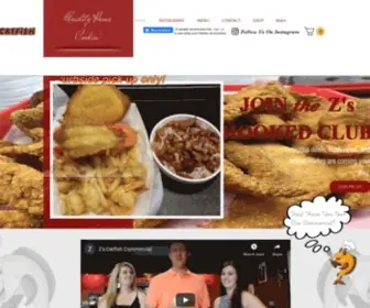 Zscatfish.com(Z's Catfish Restaurant) Screenshot