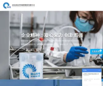 ZSCFX.com(山东重山光电材料股份有限公司) Screenshot
