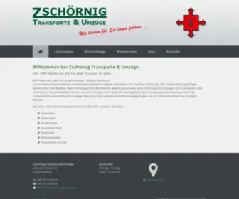 ZSchoernig-Transporte.de(Zschörnig Transporte & Umzüge) Screenshot