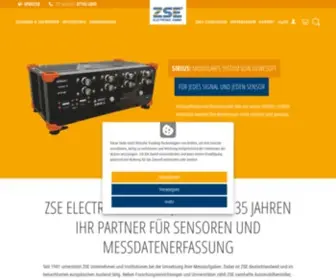 Zse.de(ZSE Electronic GmbH) Screenshot