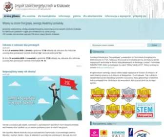 Zse.krakow.pl(Zespół Szkół Energetycznych) Screenshot