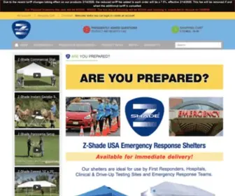 Zshadeusa.com(ZShade USA) Screenshot