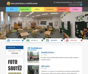 Zshostalkova.org(ZŠ Hošťálková) Screenshot