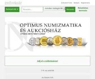 Zsibvasar.hu(Licit, Aukció, Cserebere) Screenshot