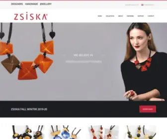 Zsiska.com(Designers Handmade Jewellery) Screenshot