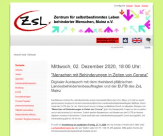 ZSL-MZ.de(ZsL Mainz e.V) Screenshot