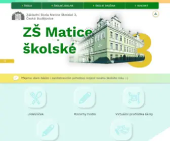 Zsmatice.cz(ZŠ Matice školské 3) Screenshot