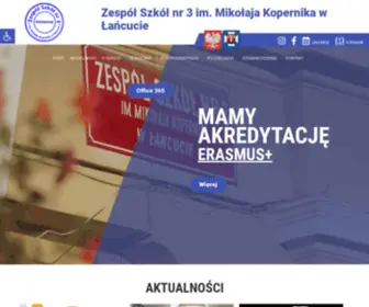 ZSN3Lancut.pl(ZS 3 Łańcut) Screenshot