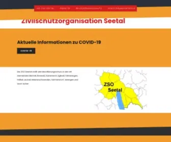 Zso-Seetal.ch(Zivilschutzorganisation Seetal) Screenshot