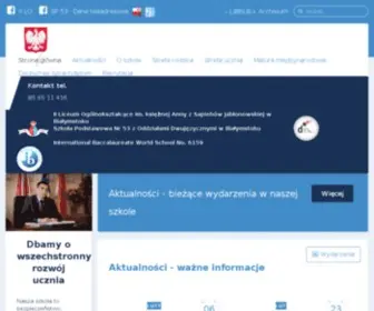 Zso2Bialystok.pl(Główna) Screenshot
