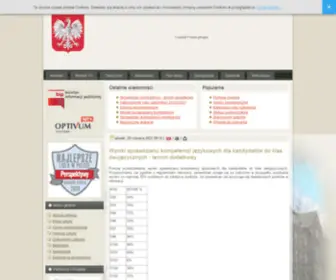 Zso3.edu.pl(II Liceum Ogólnokształcące) Screenshot