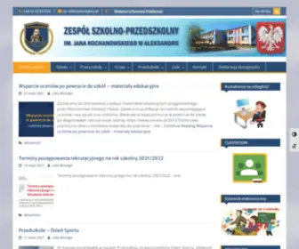Zspaleksandria.pl(Zespół Szkolno) Screenshot