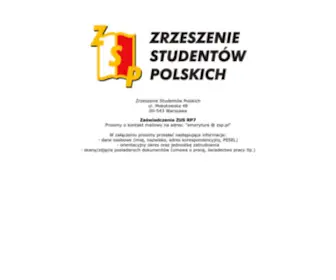 ZSP.pl(Zrzeszenie studentów polskich) Screenshot