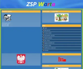 ZSpwarta.pl(Zespół Szkół Publicznych w Warcie) Screenshot