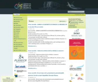 ZSRS-Planica.si(Zavod za) Screenshot