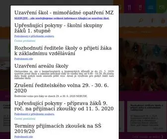 ZSslapanice.cz(ZŠ) Screenshot