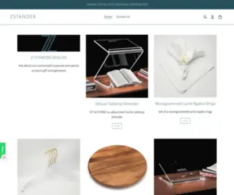 Zstander.com(Z-STANDER DESIGNS) Screenshot