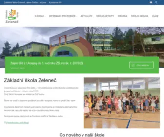 Zszelenec.cz(Základní škola Zeleneč) Screenshot