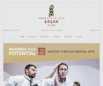 Ztaichi.com(ZIRAN MARTIAL ARTS) Screenshot