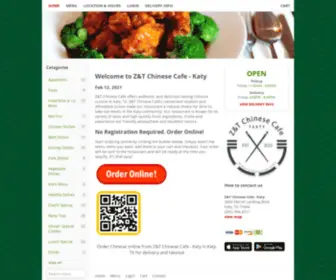 ZTchinesecafe.com(Order Chinese online from Z&T Chinese Cafe) Screenshot