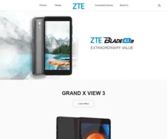 Ztecanada.com(ZTE Canada) Screenshot