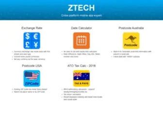 Ztech.com.au(ZTECH) Screenshot