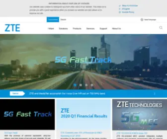 Zte.com.au(ZTE Australia) Screenshot