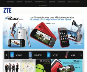 Ztemobile.com.mx(ZTE) Screenshot