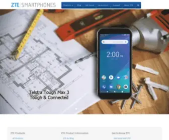 Ztemobiles.com.au(ZTE Australia tested and approved Mobile and home products) Screenshot