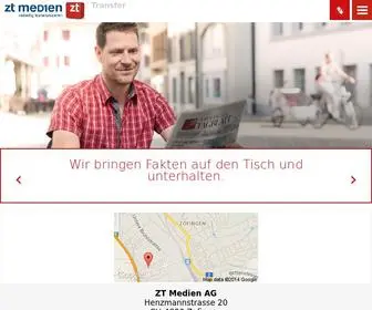 Ztonline.ch(ZT Medien AG) Screenshot