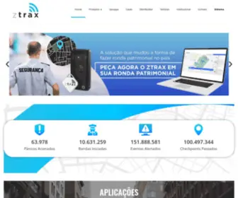 Ztrax.com.br(Monitoramento de Pessoas e Ativos) Screenshot