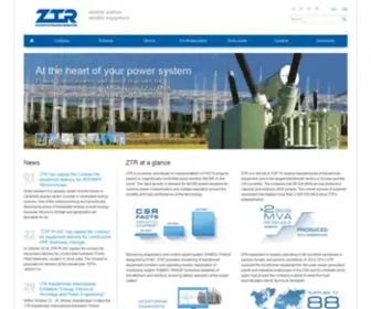 ZTR.com.ua(ZTR, Zaporozhtransformator) Screenshot