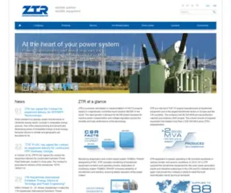 ZTR.ua(ZTR, Zaporozhtransformator) Screenshot
