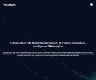 Ztudium.com(Blockchain AI Data software research DNA) Screenshot