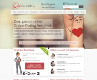 ZU-Zweit.de(Persönlicher Online) Screenshot