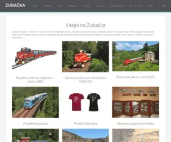 Zubacka.cz(Úvod) Screenshot