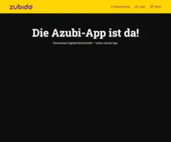 Zubido.de(Die digitale Azubi) Screenshot