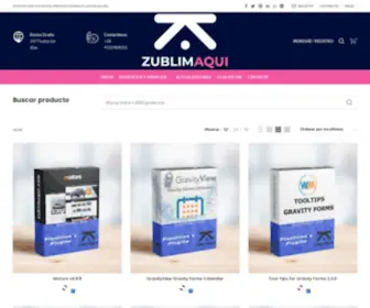 Zublimaqui.com(Zublimaqui Plantillas y Plugins para Wordpress y Mas) Screenshot