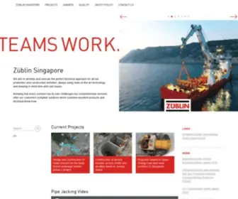 Zublin.com.sg(Zublin Singapur) Screenshot