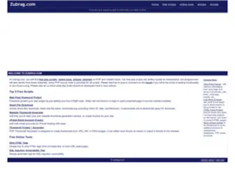 Zubrag.com(Free PHP scripts) Screenshot