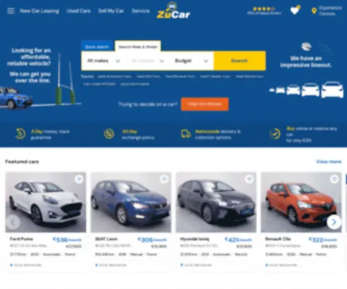 Zucar.ie(Used Cars For Sale Dublin Limerick Cork) Screenshot