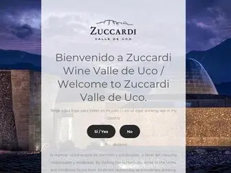 Zuccardiwines.com(Mendoza) Screenshot