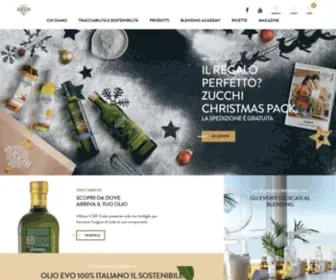 Zucchi.com(Scopri l'arte del blending e gli oli extravergine d'oliva di Oleficio Zucchi) Screenshot