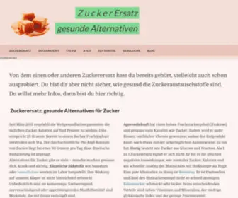 Zuckerersatz-Info.de(Zuckerersatz) Screenshot